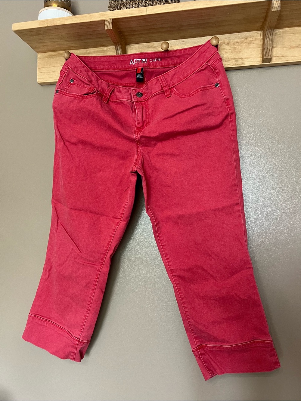 Apt. 9 Hot Pink Cropped Jeans - Women's Capri